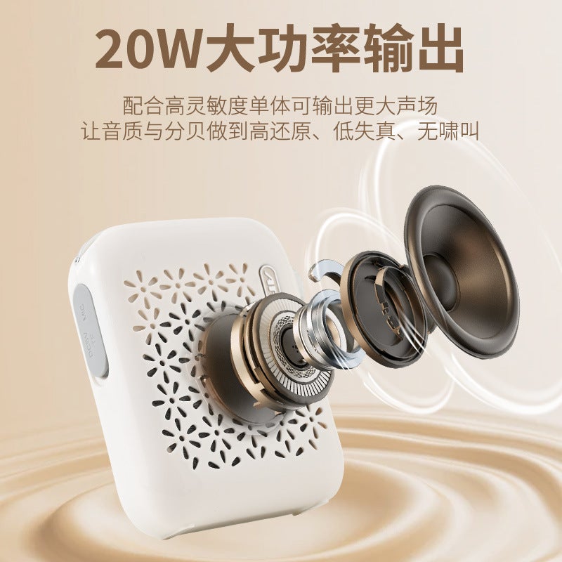 Apollo T26 Uhf Wireless Amplifier Bluetooth Little Bee Teacher Tour Guide Megaphone Player Sale - Image 3